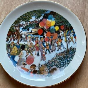 Chicago Lincoln Park Zoo limited edition plate.